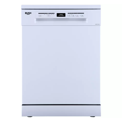 Bush DWFSE126W Full Size Dishwasher - White - E Rated  (EX-DISPLAY/C)