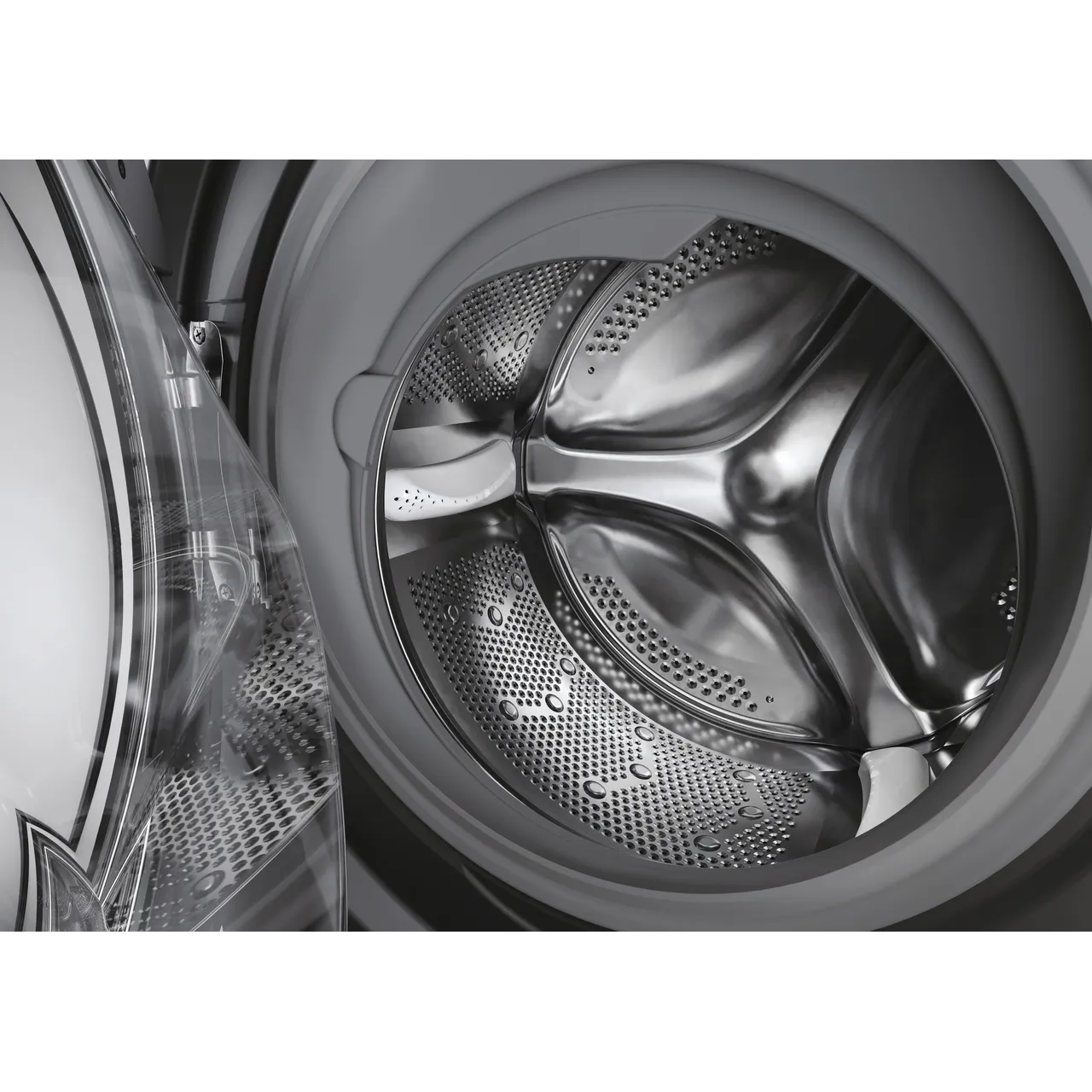 Hoover H-WASH&DRY 350 H3DPS4966TAMBR80 Wifi Connected 9Kg / 6Kg Washer Dryer with 1400 rpm - Graphite - D Rated [Wash&Dry], A Rated [Wash Only] (EX-DISPLAY/B)