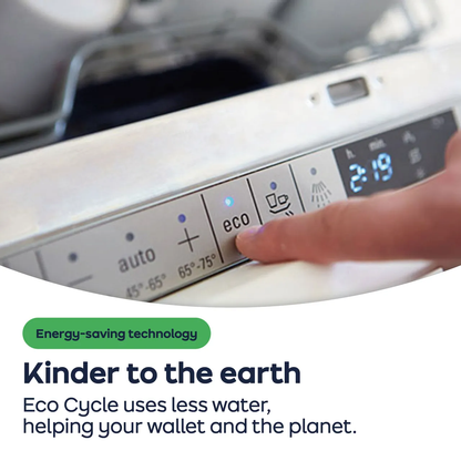 Hoover H-DISH 500 HF 4B7F0W-80 Wifi Connected Full Size Dishwasher - White - B Rated (EX-DISPLAY/B)