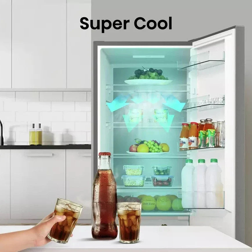 Hisense RB470N4SICUK Wifi Connected 60/40 Frost Free Fridge Freezer - Stainless Steel #63637