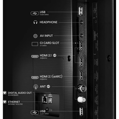 Hisense E7Q 65" 4K Ultra HD QLED Smart TV - 65E78QTUK