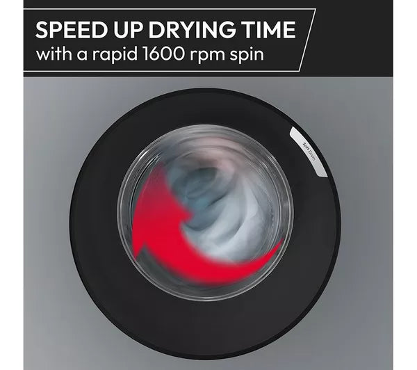 HOOVER H-WASH 400 BH4S69M6DB9J-80 Integrated WiFi-enabled 9 kg 1600 Spin Washing Machine (EX-DISPLAY/A)