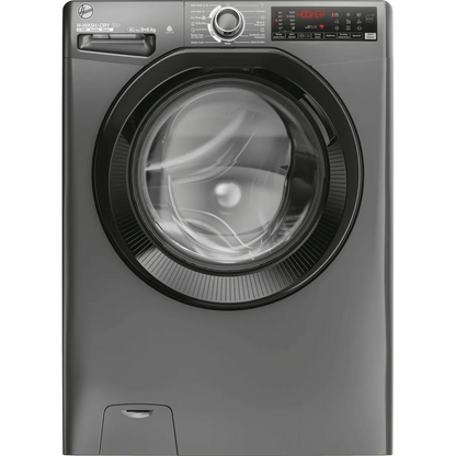 Hoover H-WASH&DRY 350 H3DPS4966TAMBR80 Wifi Connected 9Kg / 6Kg Washer Dryer with 1400 rpm - Graphite - D Rated [Wash&Dry], A Rated [Wash Only] (EX-DISPLAY/B)